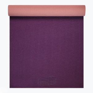 Reversible Yoga Mat, Berry Red - 5mm