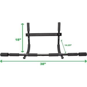 Multi-Grip Chin-Up/Pull-Up Bar Full Body Trainer Doorway Heavy-Duty