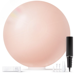 Professional Exercise Ball for Workout 55cm (Blush Pink)