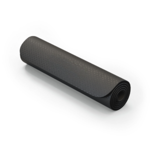 Non-Slip Exercise Yoga Mat, Black, 72