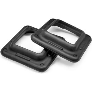 Aerobic Risers for Step Platform - 16 x 16 x 2.2 in, Black (A pair)